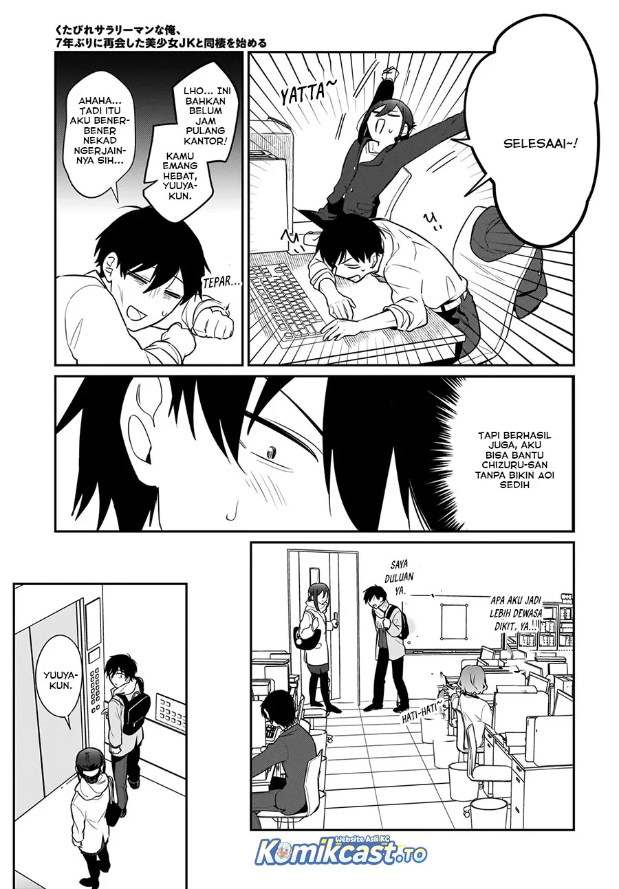 Kutabire Salarymen no Ore, 7nenburi ni Saikai shita Bishoujo JK to Dosei wo Hajimaru Chapter 20 - halaman 19