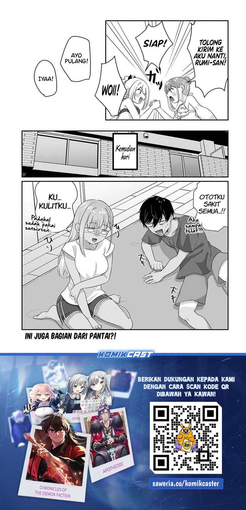 Kutabire Salarymen no Ore, 7nenburi ni Saikai shita Bishoujo JK to Dosei wo Hajimaru Chapter 7.5 - halaman 21