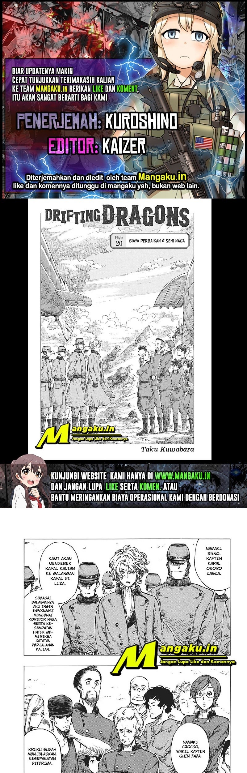 Kuutei Dragons Chapter 20 - halaman 1