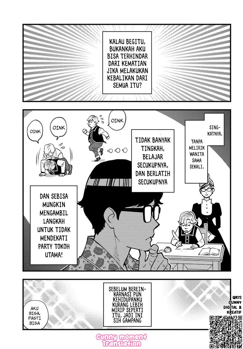 Kuzulesse Oblige - 18-kin Game Sekai no Kuzu Akuyaku ni Tensei Shiteshimatta Ore wa, Gensaku Chishiki no Chikara de Doushite mo Mob Jinsei wo Tsukami Toritai Chapter 1 - halaman 27