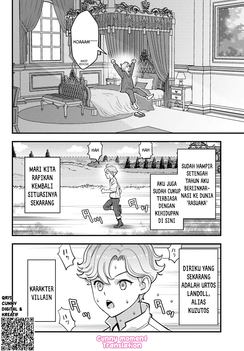 Kuzulesse Oblige - 18-kin Game Sekai no Kuzu Akuyaku ni Tensei Shiteshimatta Ore wa, Gensaku Chishiki no Chikara de Doushite mo Mob Jinsei wo Tsukami Toritai Chapter 2 - halaman 4