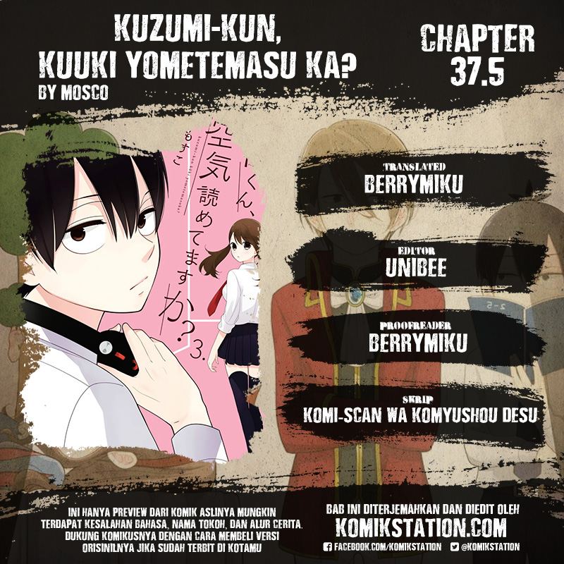 Kuzumi-kun, Kuuki Yometemasu ka? Chapter 37.5 - halaman 2