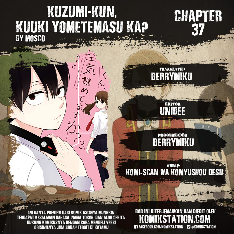 Kuzumi-kun, Kuuki Yometemasu ka? Chapter 37 - halaman 2