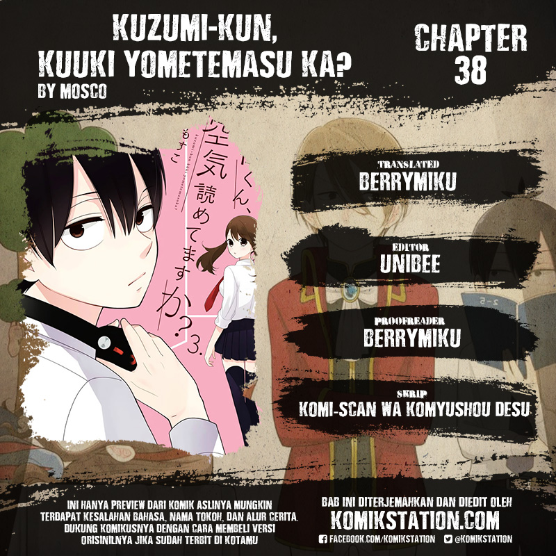 Kuzumi-kun, Kuuki Yometemasu ka? Chapter 38 - halaman 3