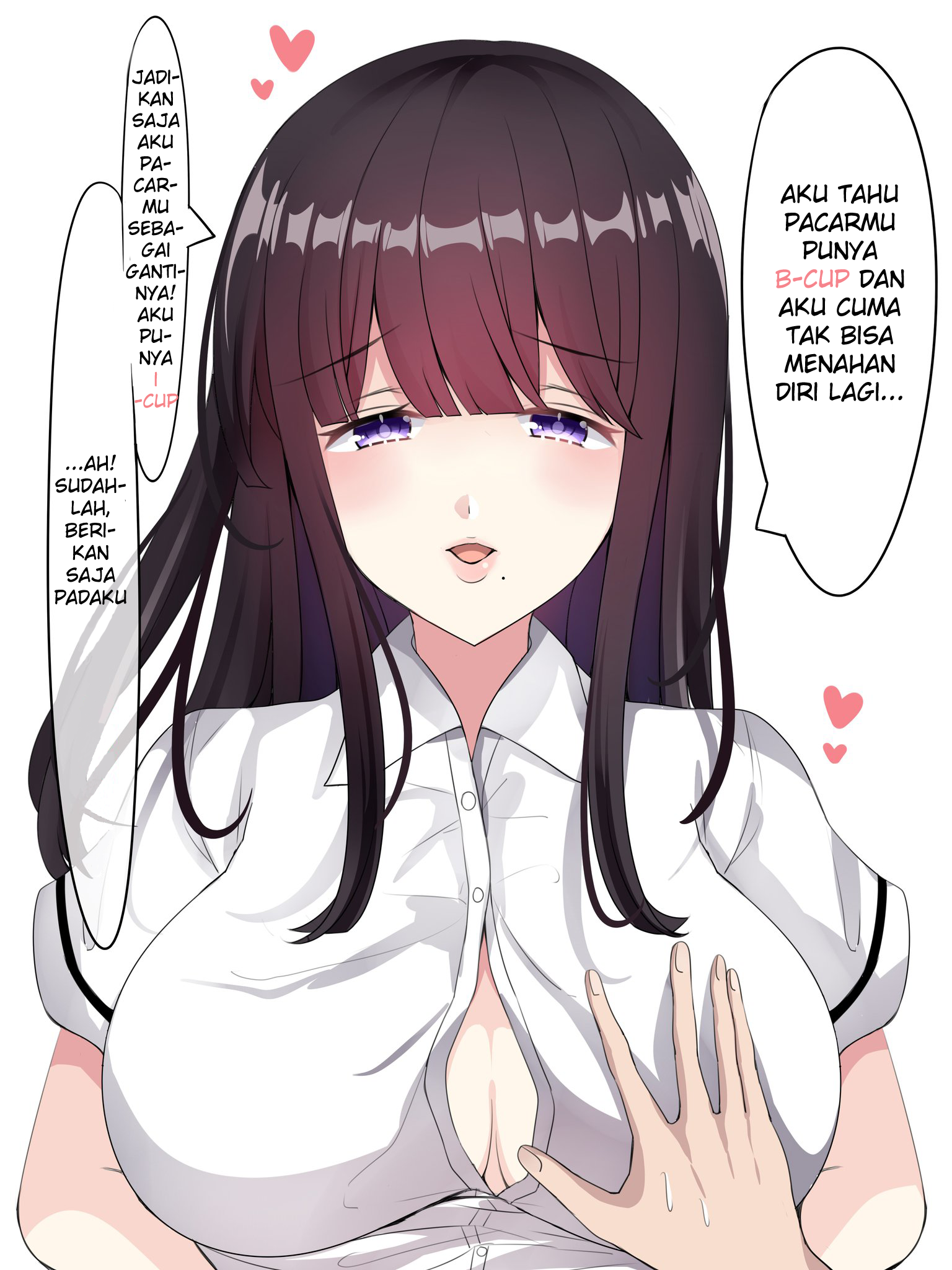 Kyonyuu wo Momasete Uwaki wo Neratte Kuru Chapter 14 - halaman 1