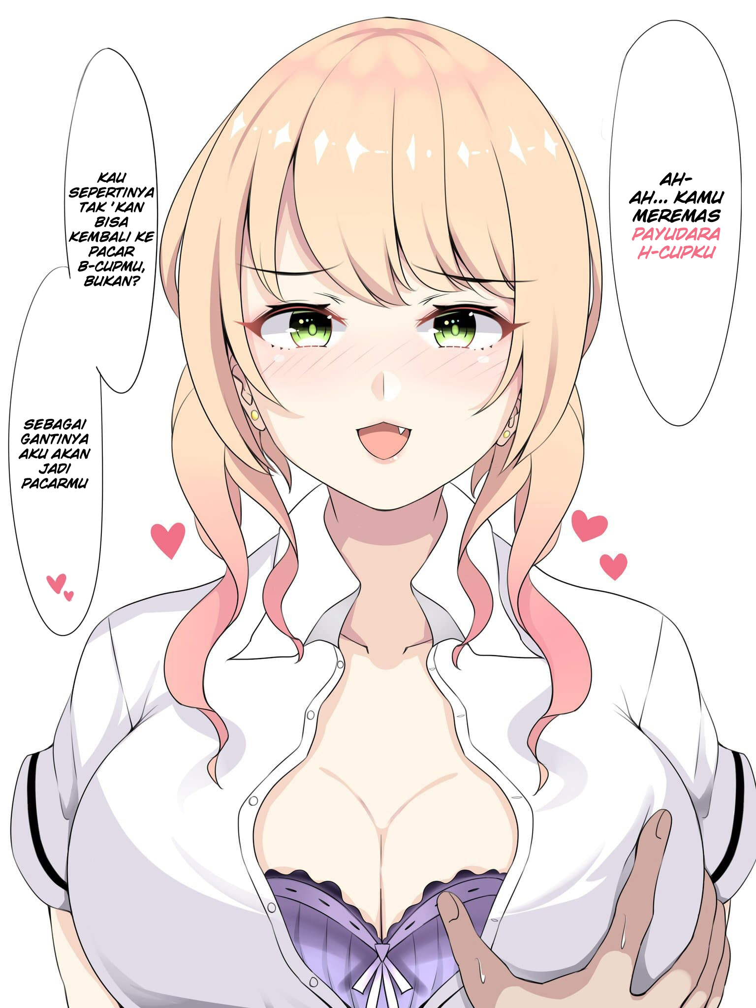 Kyonyuu wo Momasete Uwaki wo Neratte Kuru Chapter 4 - halaman 1