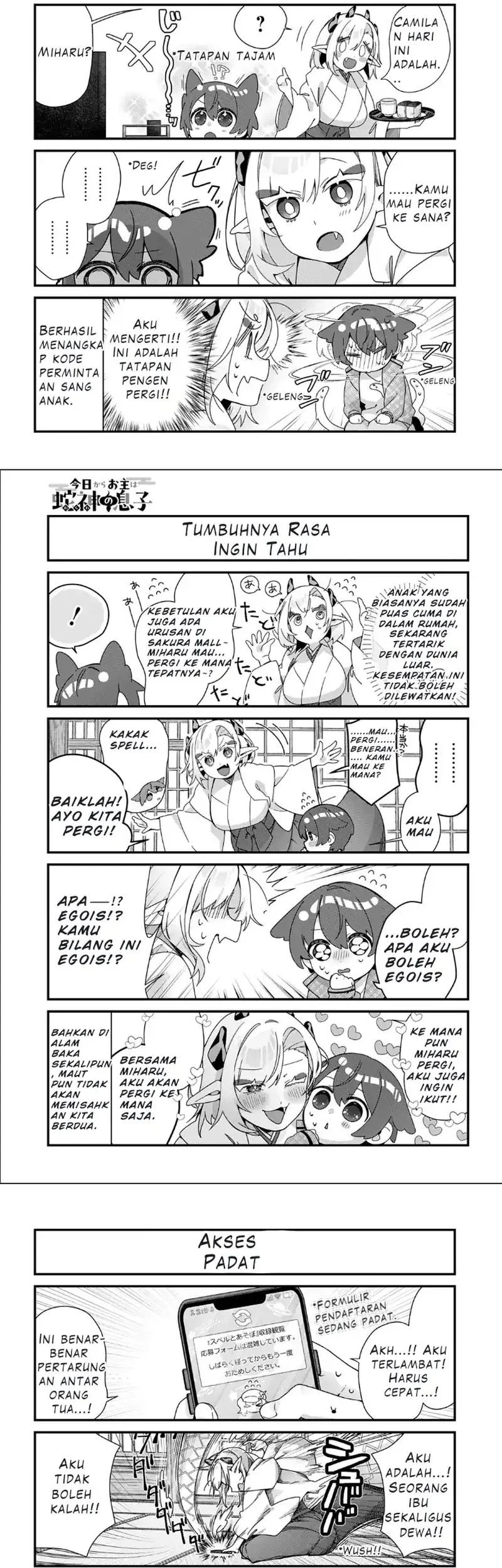 Kyou kara Onushi wa Warawa no Musuko Chapter 10 - halaman 3