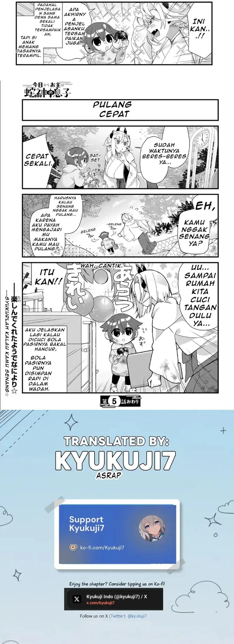 Kyou kara Onushi wa Warawa no Musuko Chapter 5 - halaman 5