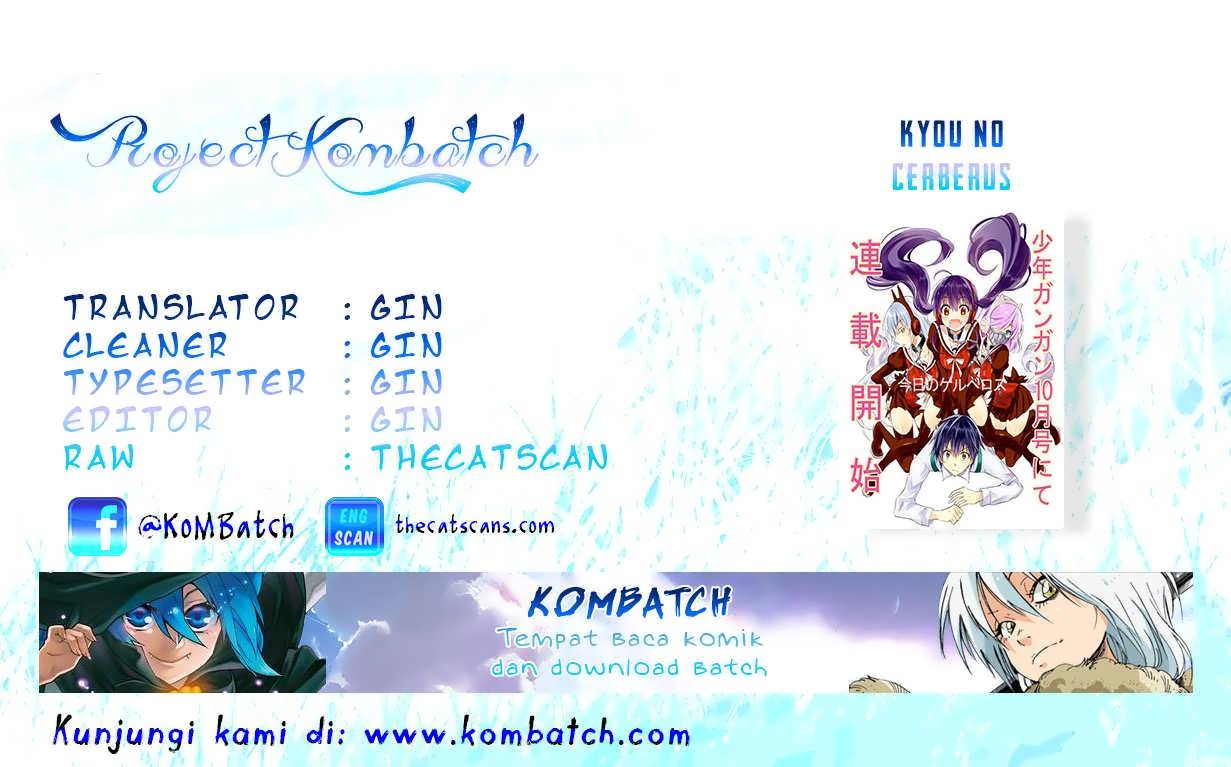 Kyou no Cerberus Chapter 13 - halaman 1