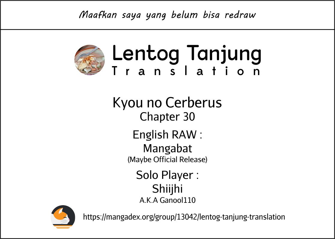Kyou no Cerberus Chapter 30 - halaman 32