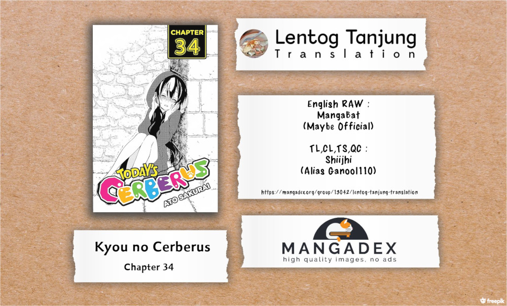 Kyou no Cerberus Chapter 34 - halaman 45