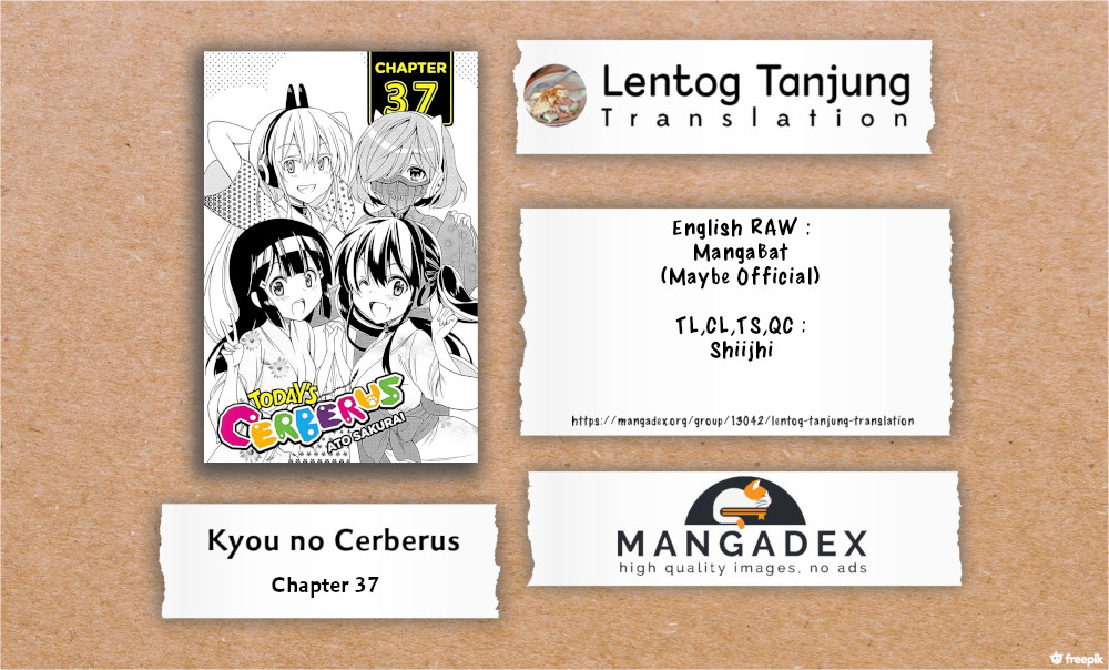 Kyou no Cerberus Chapter 37 - halaman 34