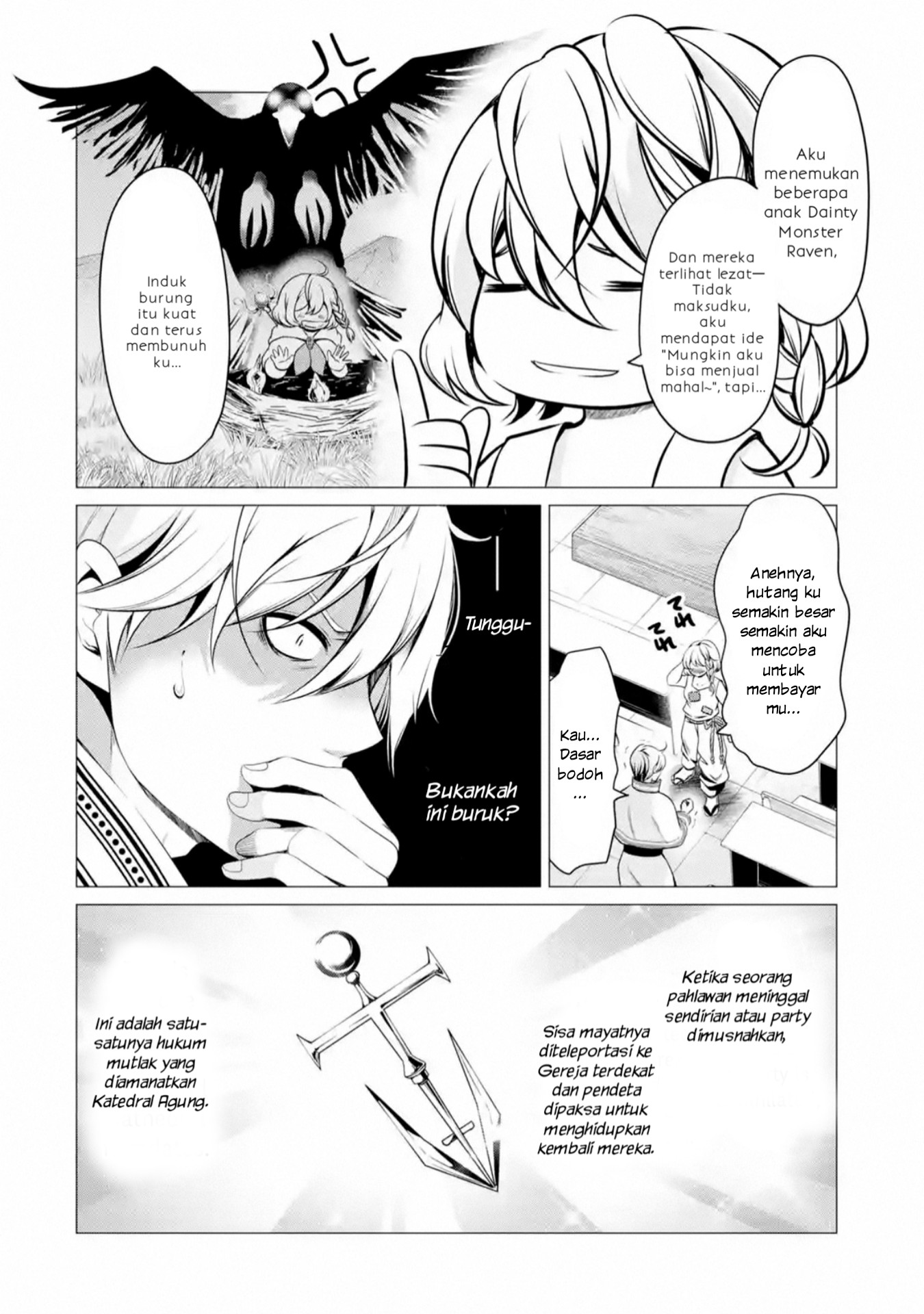 Kyoukaizutome no Shinkan desu ga, Yuusha no Zansatsu Shitai Tensou saretekuru no Kanben shite Hoshii desu Chapter 1.2 - halaman 4
