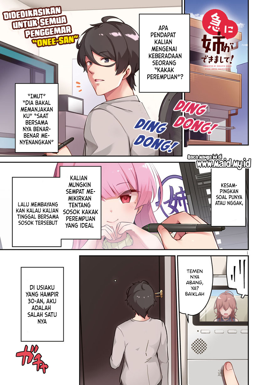 Kyuu ni Ane ga Dekimashite! Chapter 1 - halaman 2