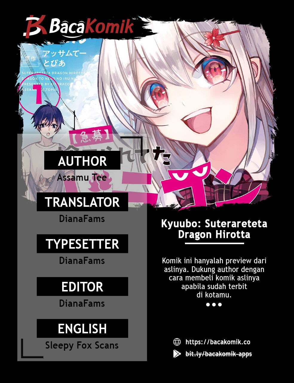 Kyuubo: Suterareteta Dragon Hirotta Chapter 3 - halaman 1