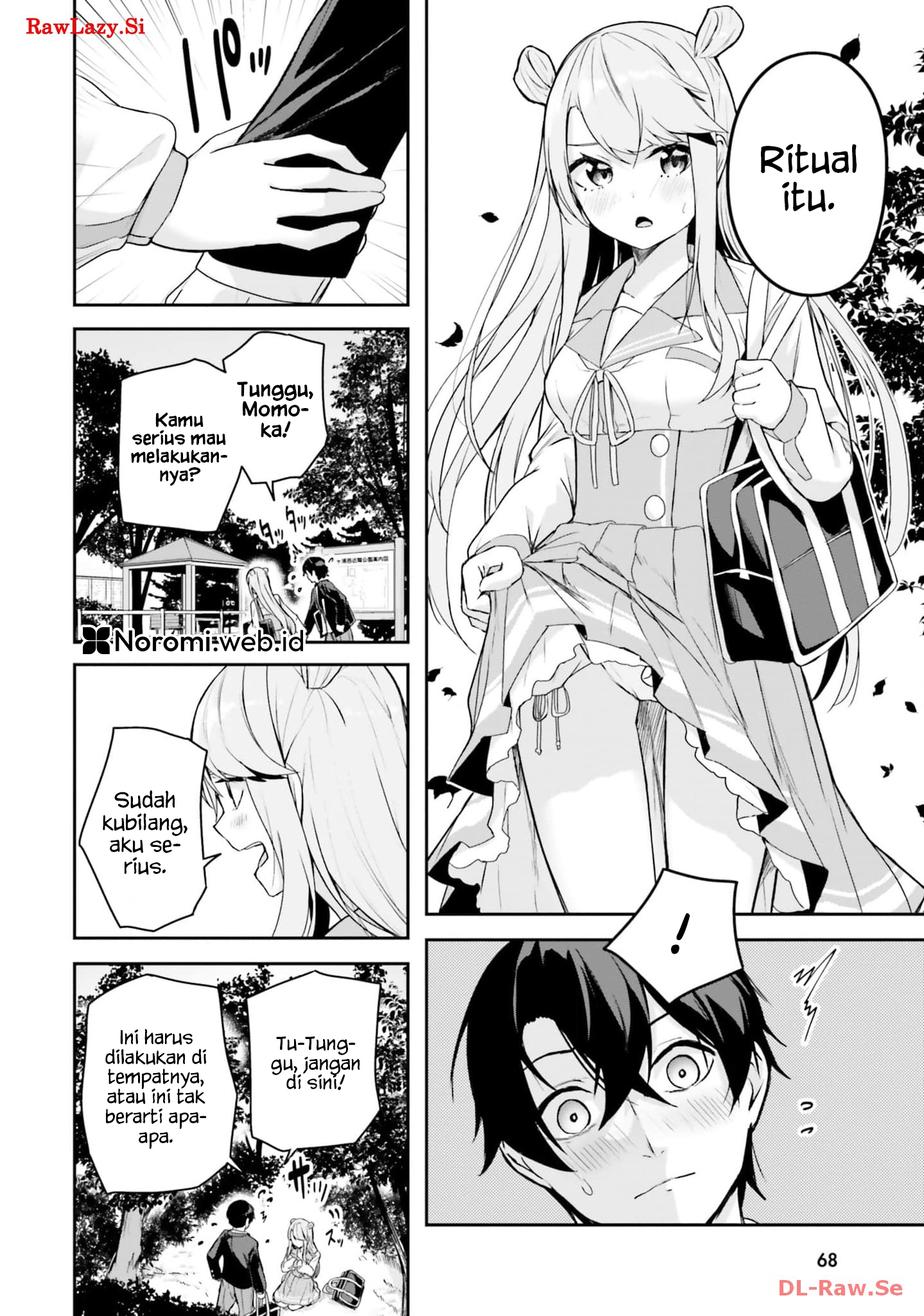 Kyuuketsuki-chan x Kouhai-chan Chapter 3 - halaman 22