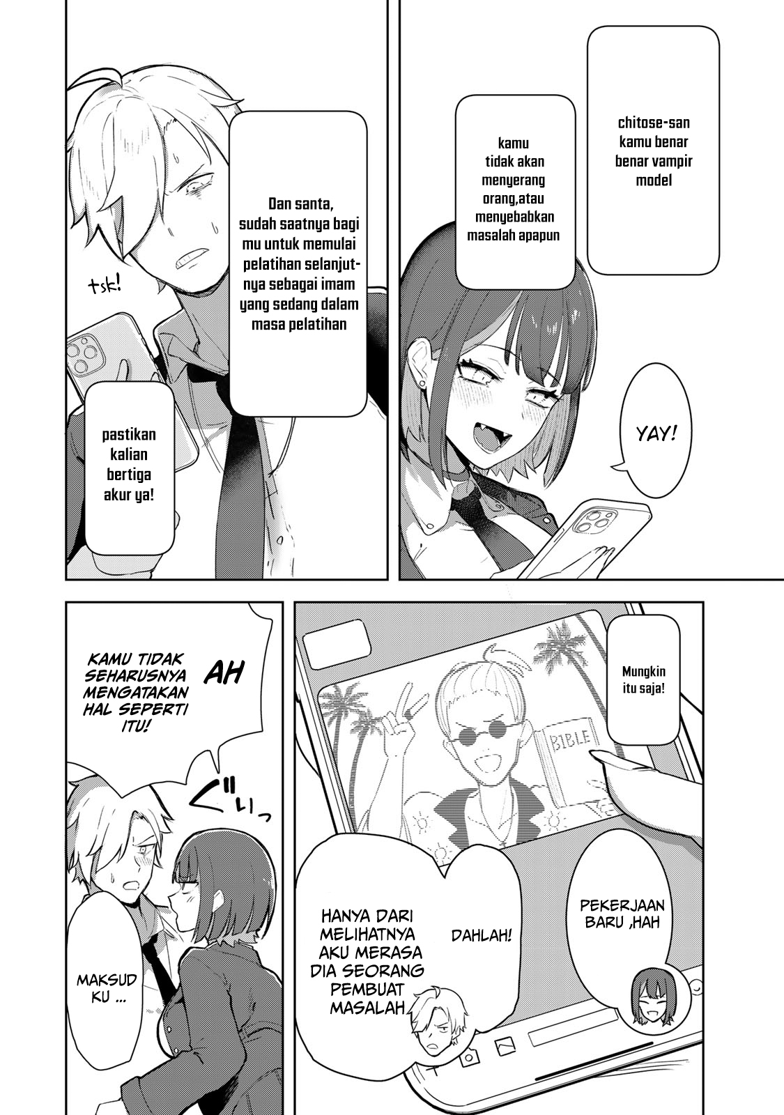 Kyuuketsuki-san wa Chitoraretai Chapter 1 - halaman 12