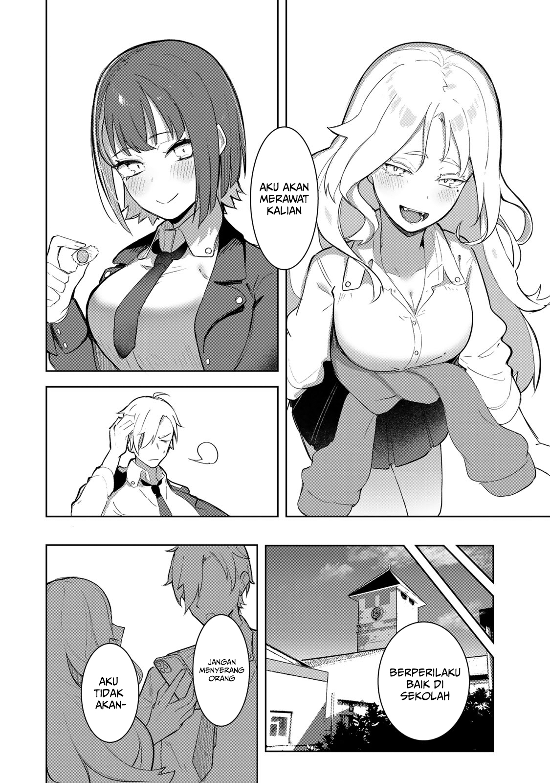 Kyuuketsuki-san wa Chitoraretai Chapter 1 - halaman 14