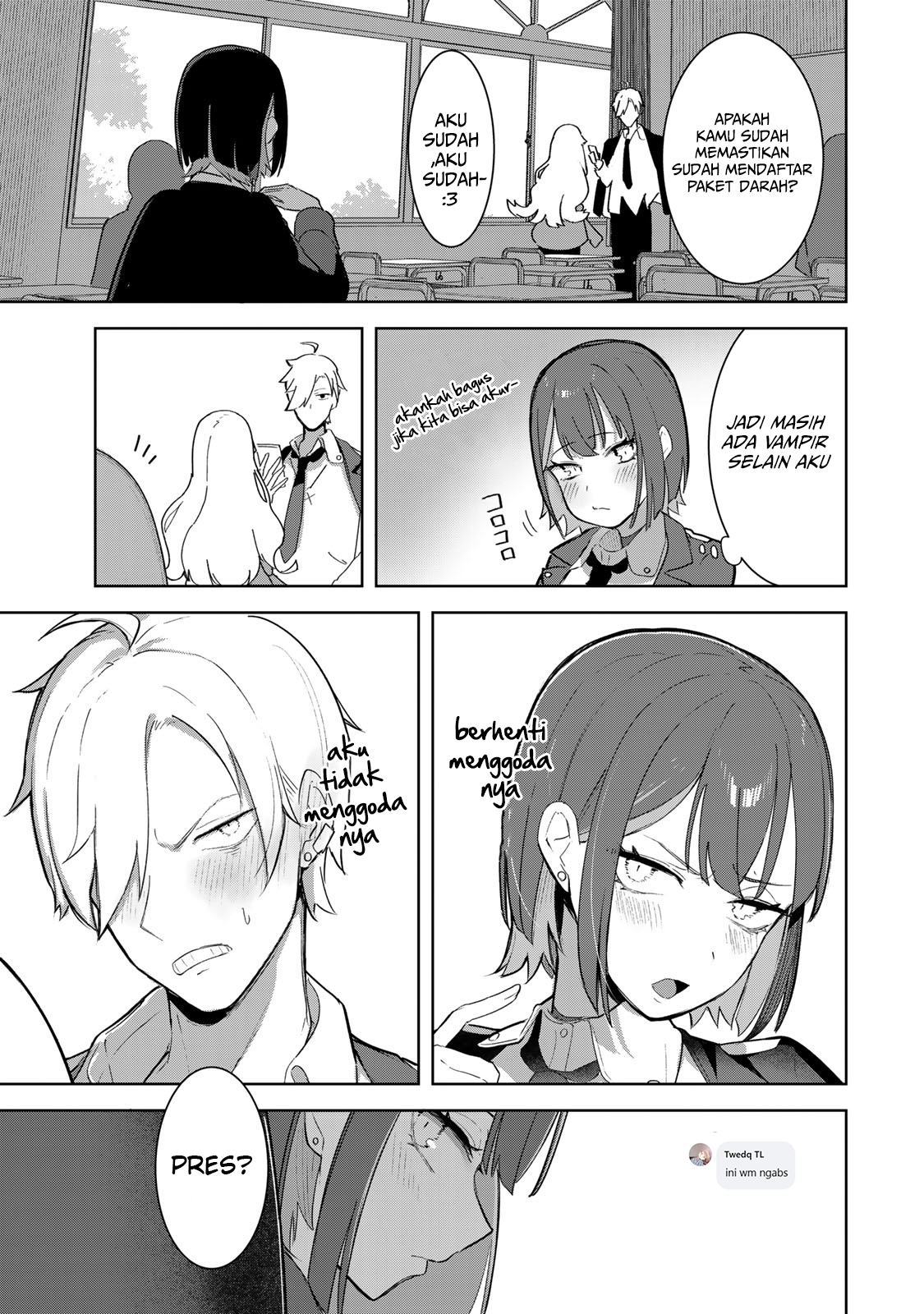 Kyuuketsuki-san wa Chitoraretai Chapter 1 - halaman 15