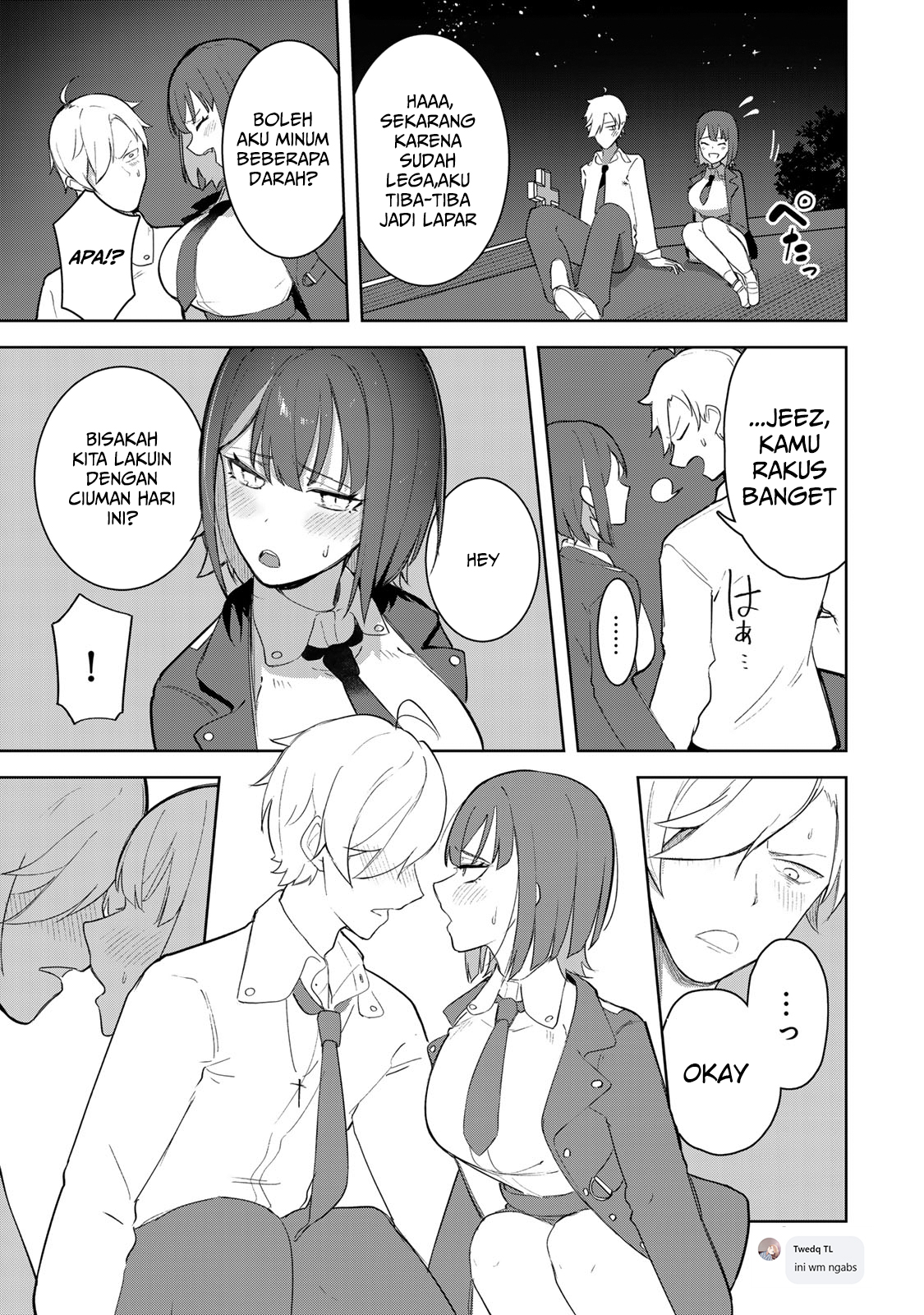 Kyuuketsuki-san wa Chitoraretai Chapter 1 - halaman 28