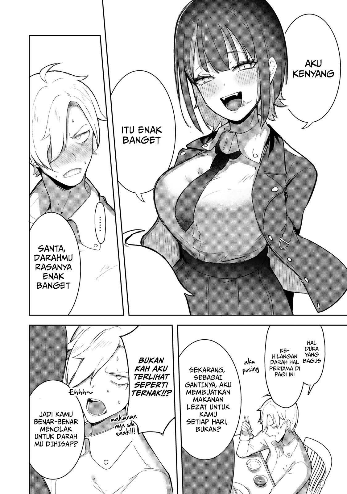 Kyuuketsuki-san wa Chitoraretai Chapter 1 - halaman 6