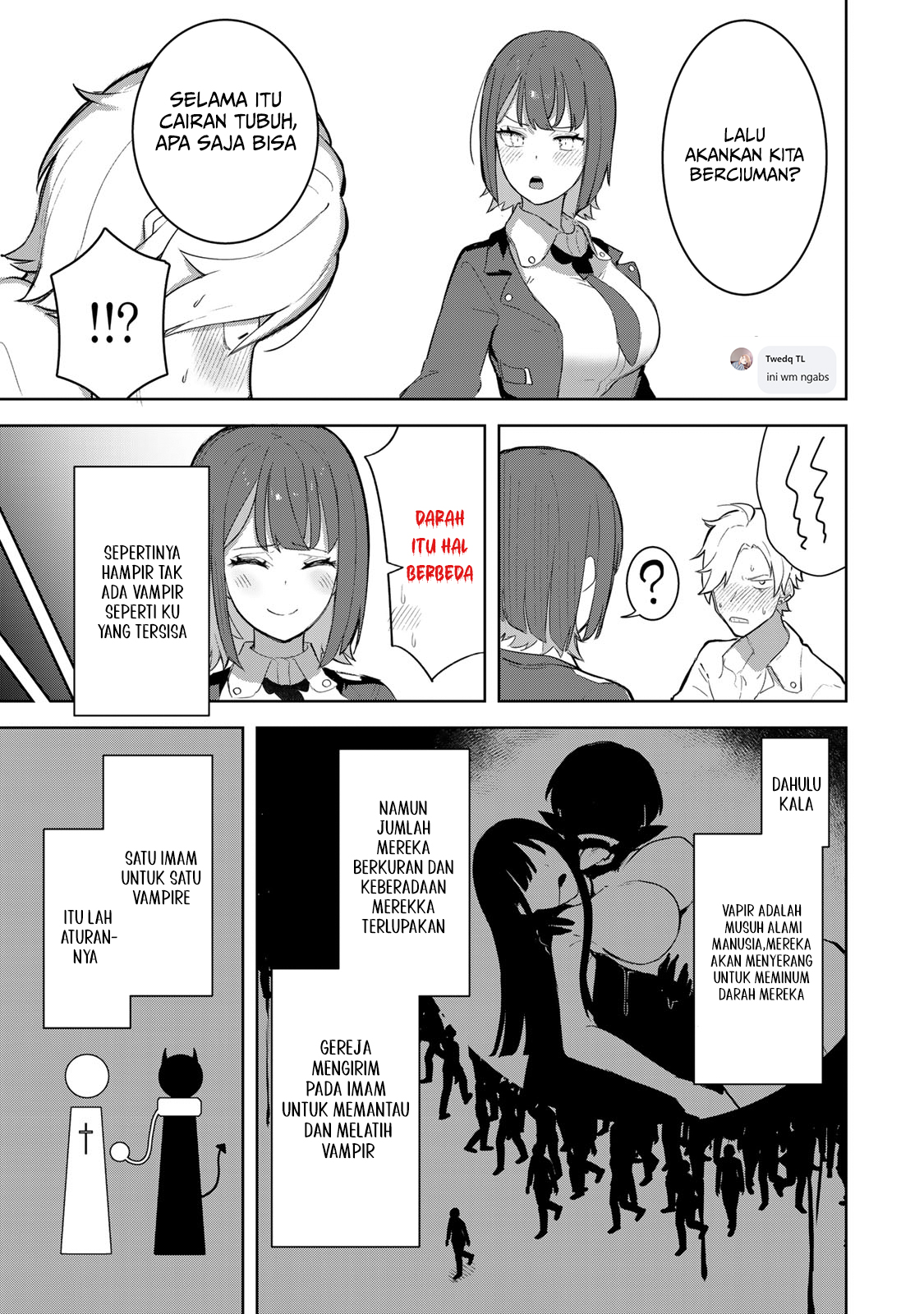 Kyuuketsuki-san wa Chitoraretai Chapter 1 - halaman 7
