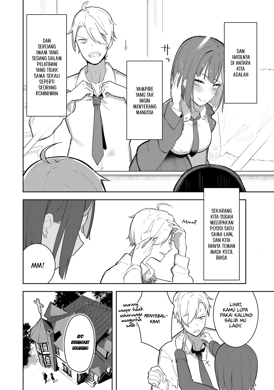 Kyuuketsuki-san wa Chitoraretai Chapter 1 - halaman 8
