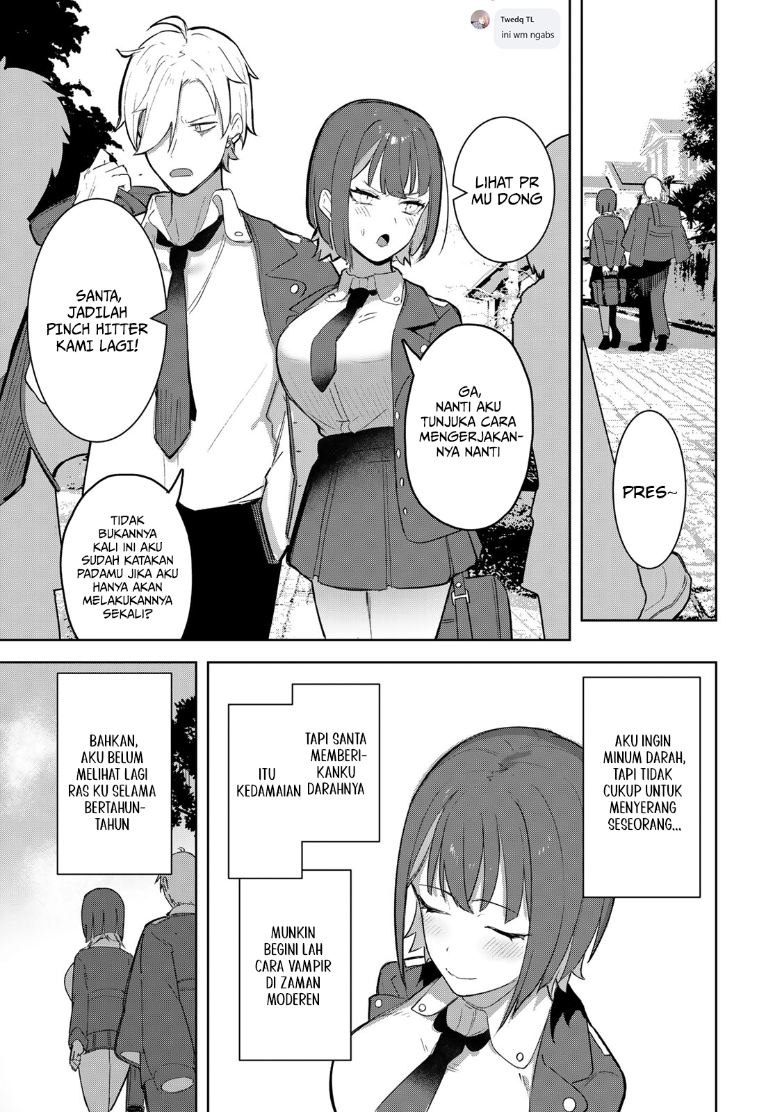 Kyuuketsuki-san wa Chitoraretai Chapter 1 - halaman 9