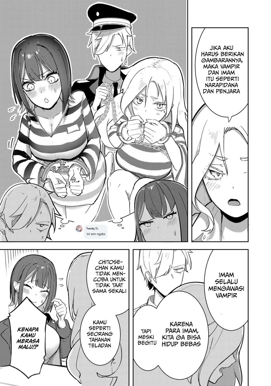 Kyuuketsuki-san wa Chitoraretai Chapter 2 - halaman 15