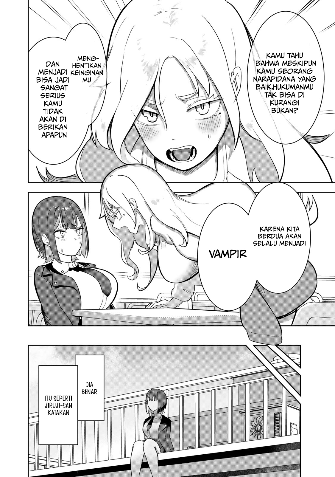 Kyuuketsuki-san wa Chitoraretai Chapter 2 - halaman 16
