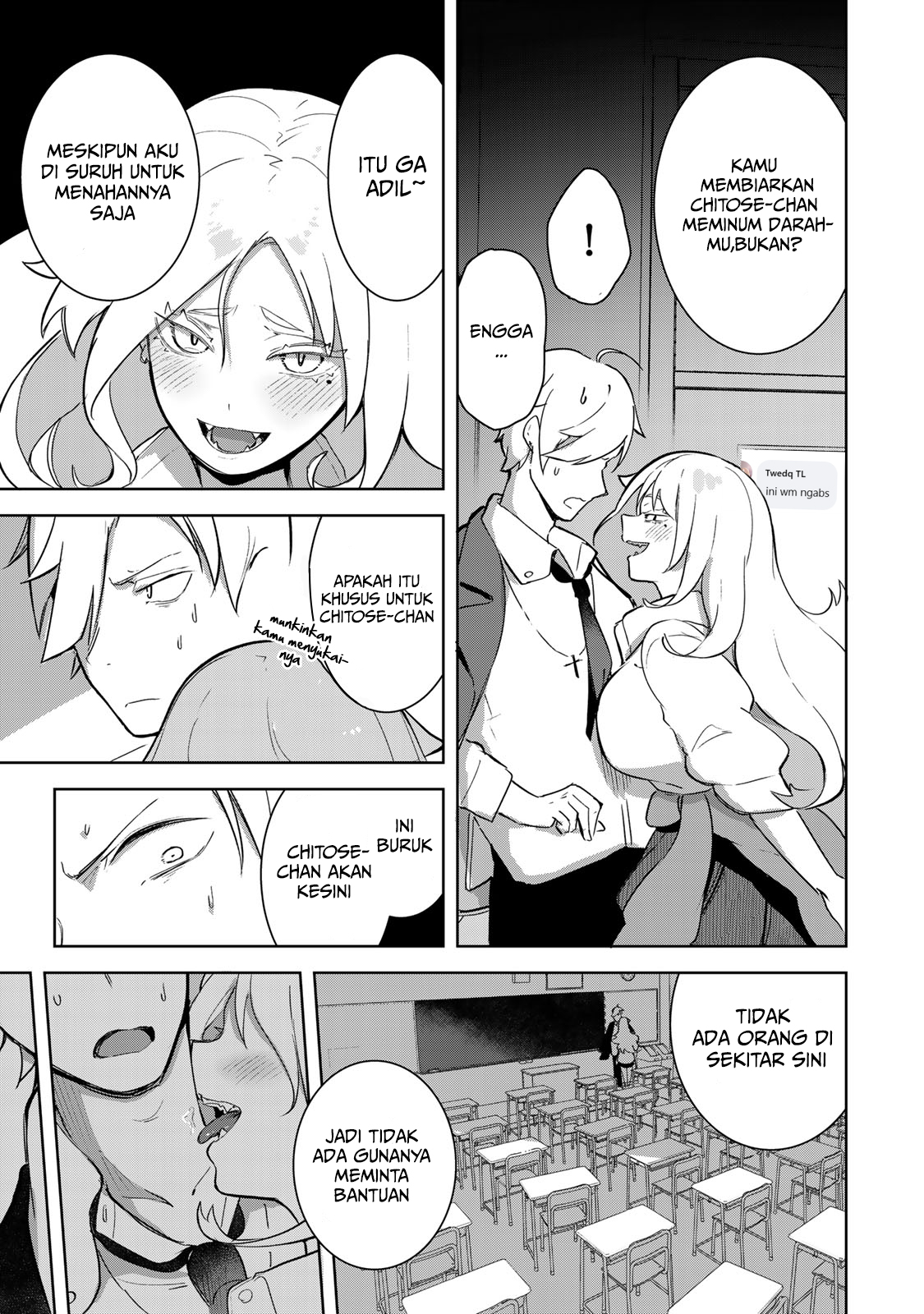 Kyuuketsuki-san wa Chitoraretai Chapter 2 - halaman 23