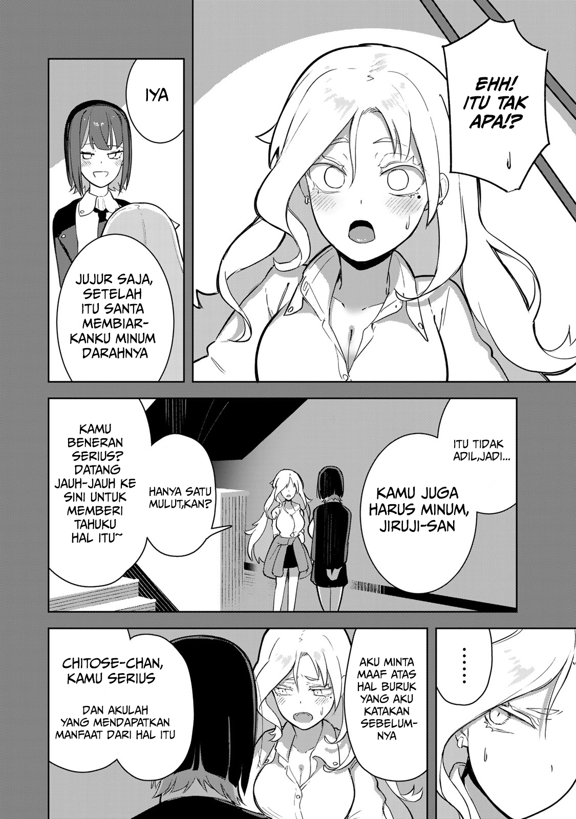 Kyuuketsuki-san wa Chitoraretai Chapter 2 - halaman 28