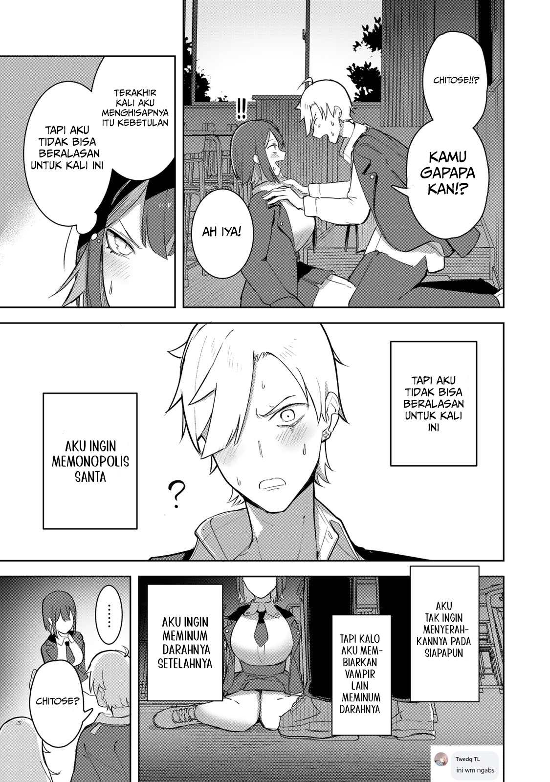 Kyuuketsuki-san wa Chitoraretai Chapter 2 - halaman 33