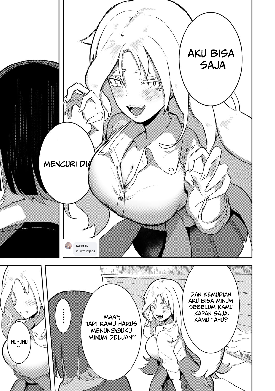 Kyuuketsuki-san wa Chitoraretai Chapter 2 - halaman 35