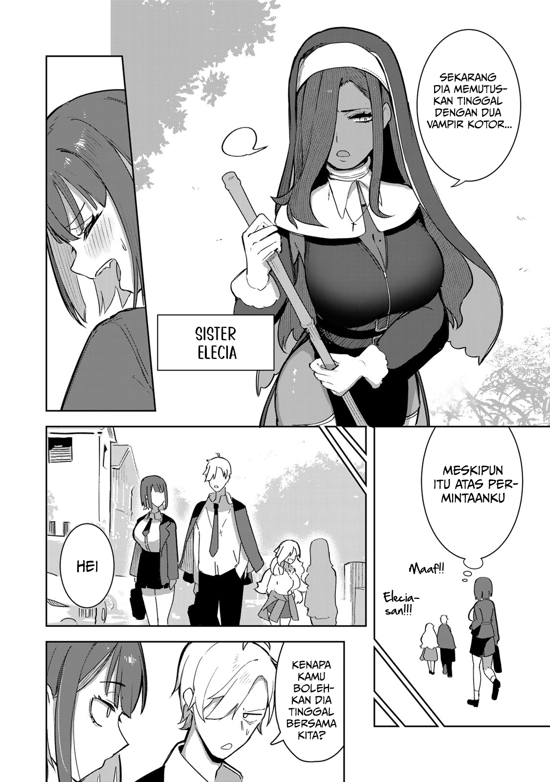 Kyuuketsuki-san wa Chitoraretai Chapter 2 - halaman 8