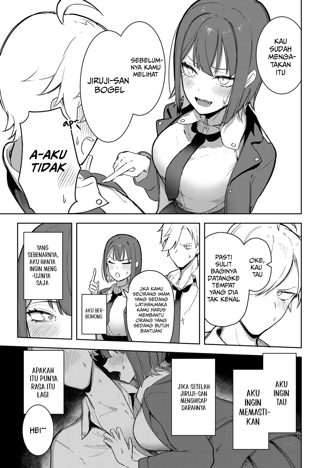 Kyuuketsuki-san wa Chitoraretai Chapter 2 - halaman 9