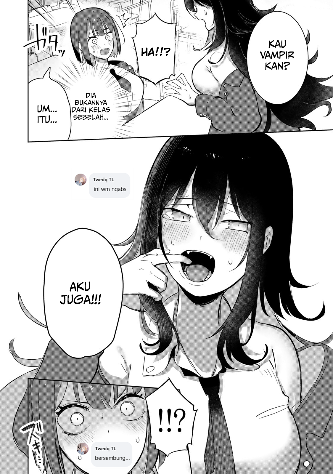 Kyuuketsuki-san wa Chitoraretai Chapter 3 - halaman 18