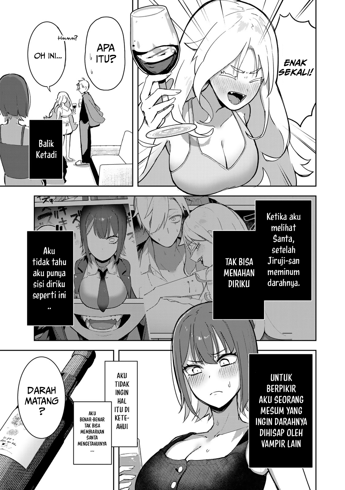 Kyuuketsuki-san wa Chitoraretai Chapter 3 - halaman 3