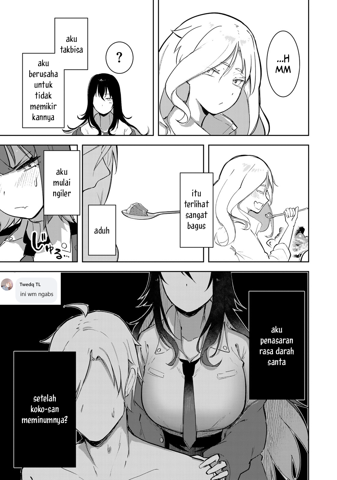 Kyuuketsuki-san wa Chitoraretai Chapter 4 - halaman 13