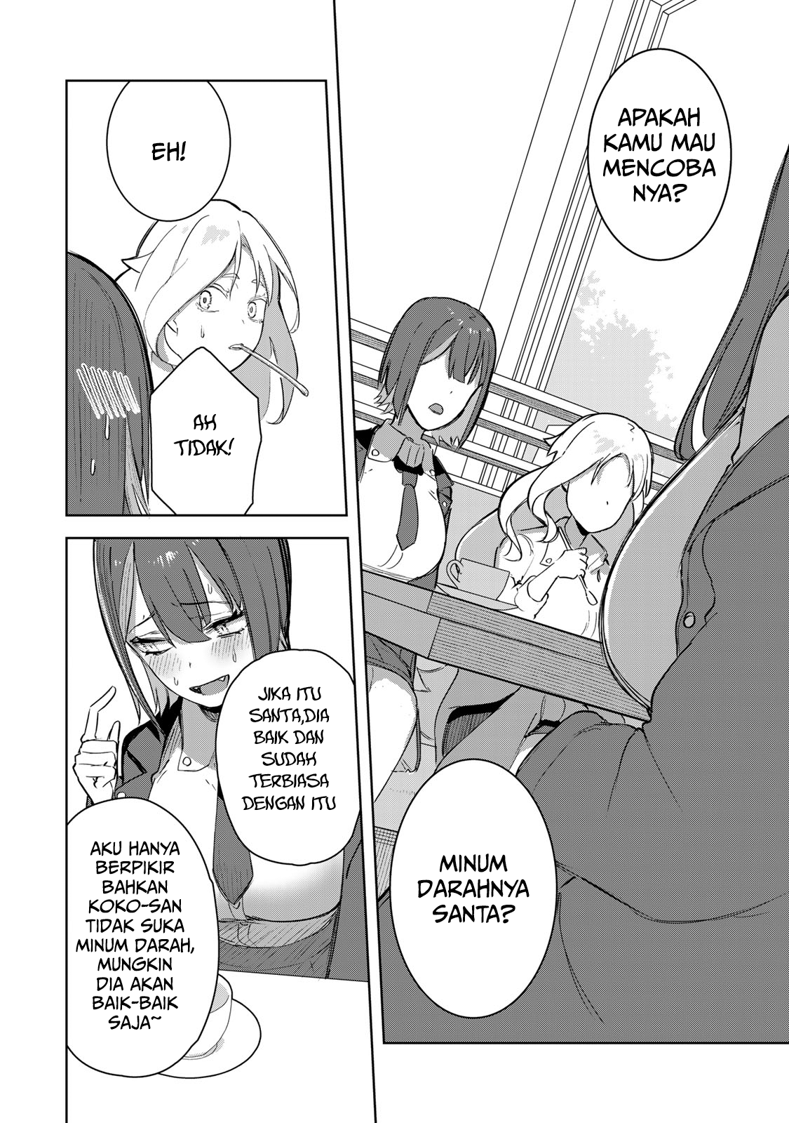 Kyuuketsuki-san wa Chitoraretai Chapter 4 - halaman 14