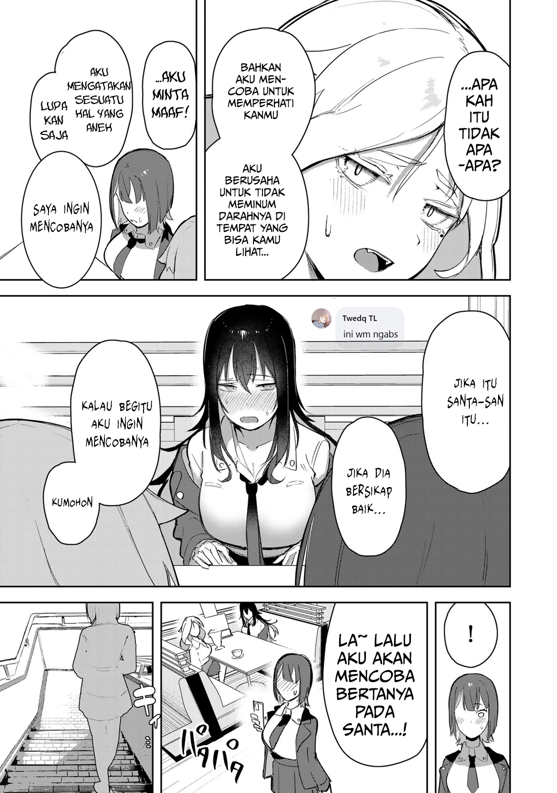 Kyuuketsuki-san wa Chitoraretai Chapter 4 - halaman 15