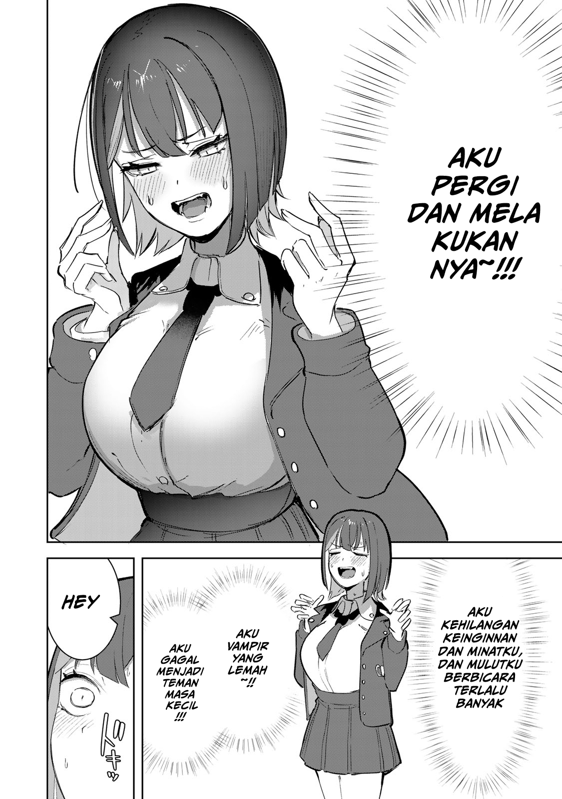 Kyuuketsuki-san wa Chitoraretai Chapter 4 - halaman 16