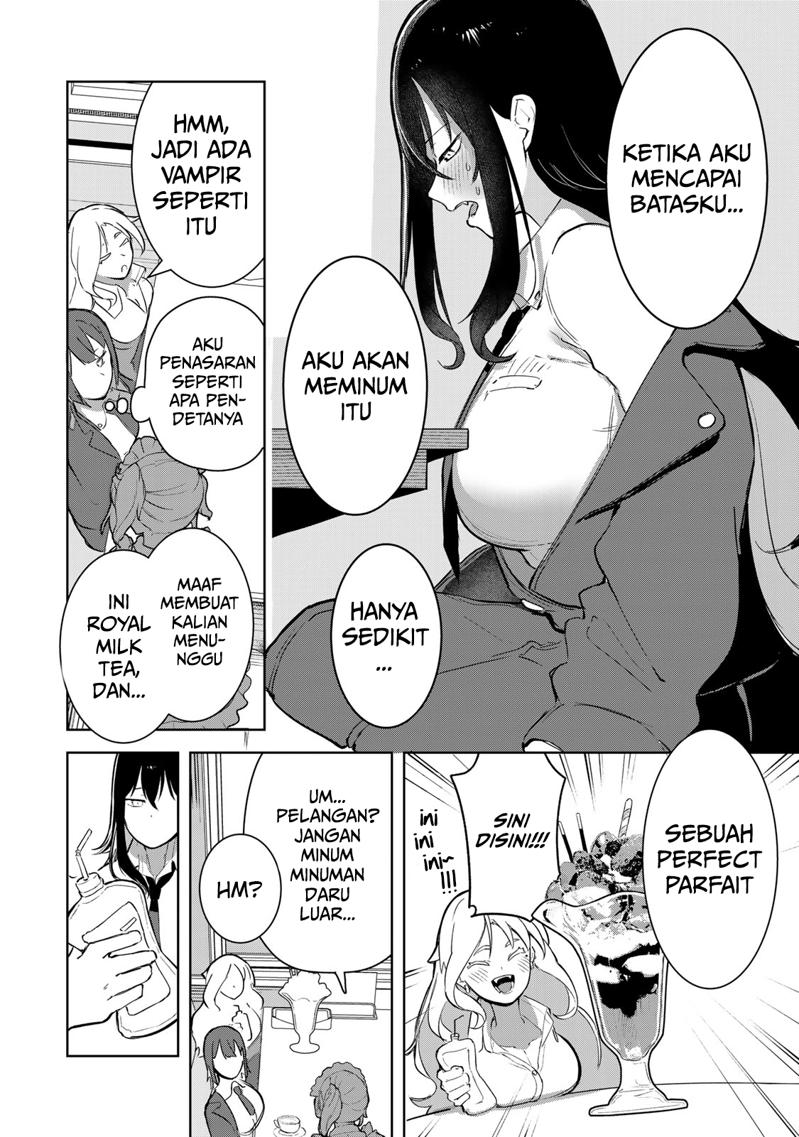 Kyuuketsuki-san wa Chitoraretai Chapter 4 - halaman 8