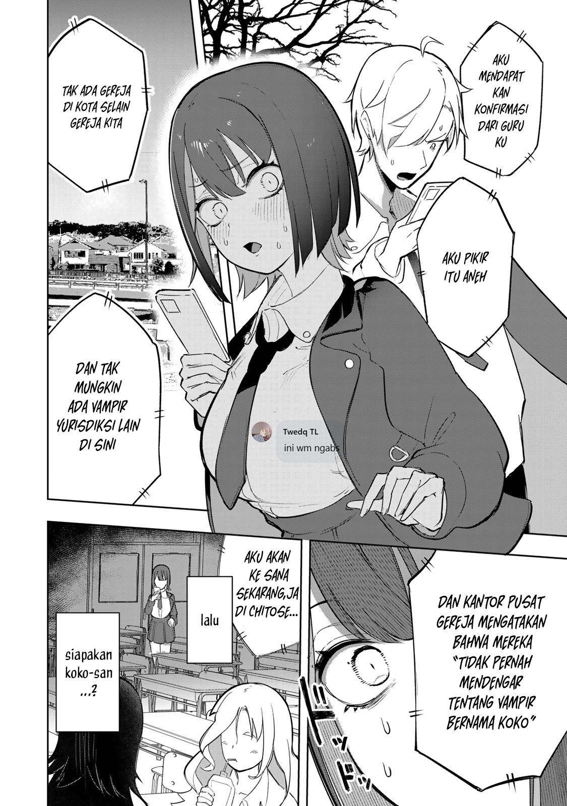 Kyuuketsuki-san wa Chitoraretai Chapter 5 - halaman 16