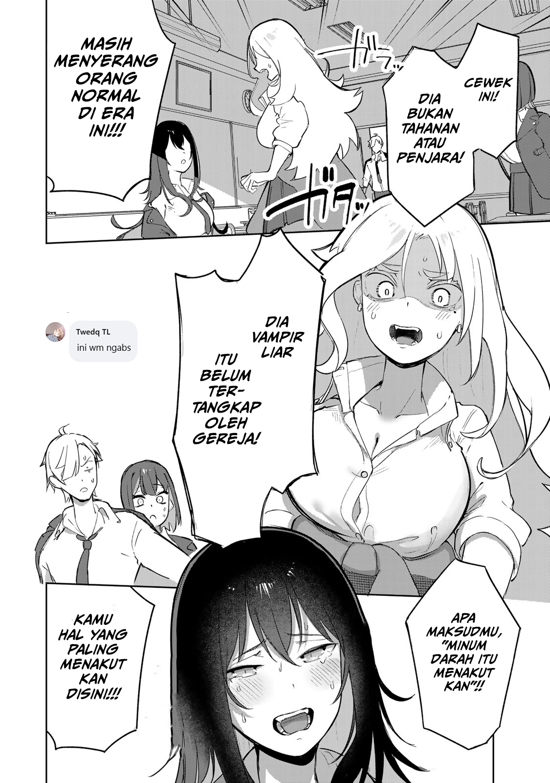 Kyuuketsuki-san wa Chitoraretai Chapter 5 - halaman 18