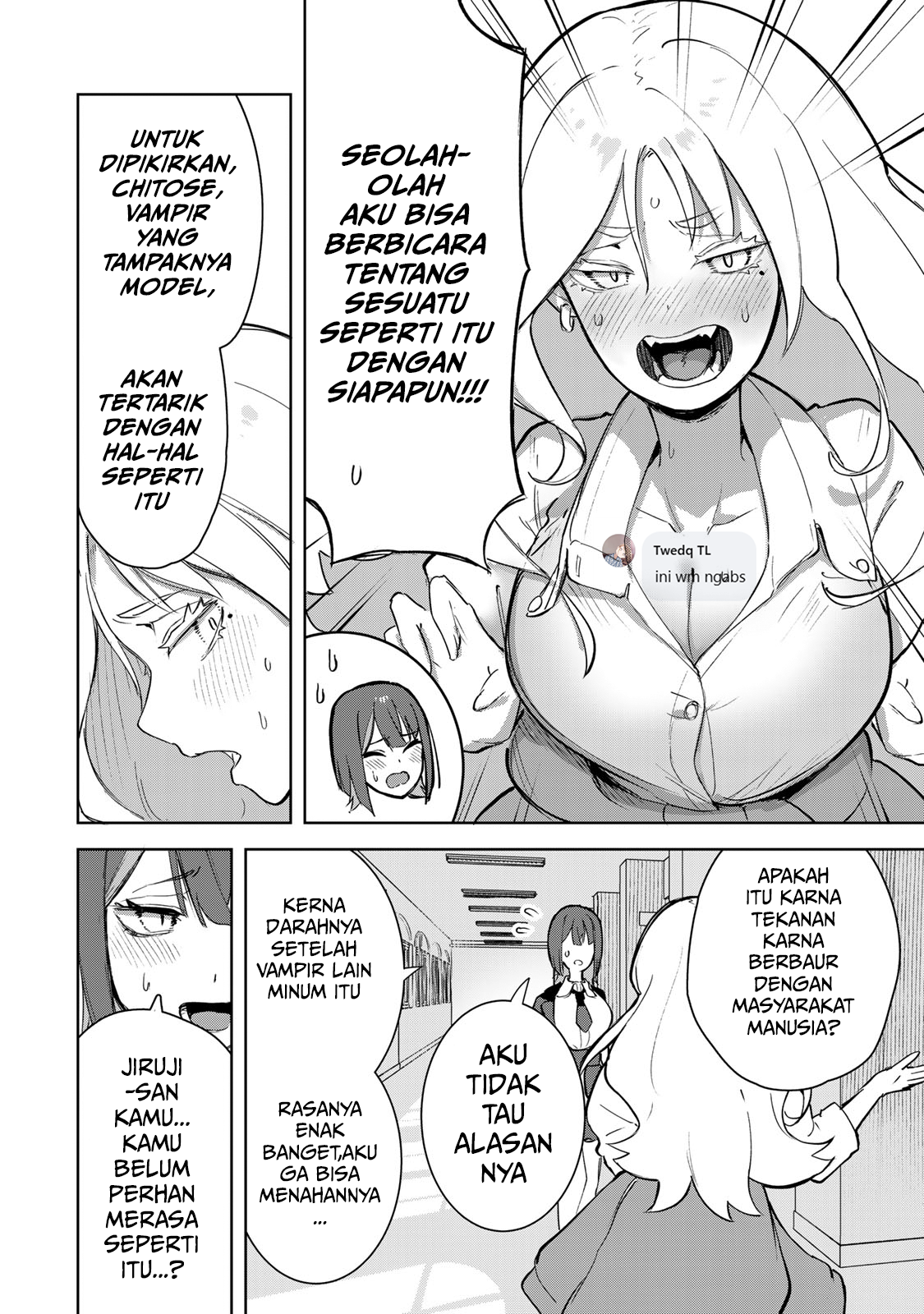 Kyuuketsuki-san wa Chitoraretai Chapter 5 - halaman 6