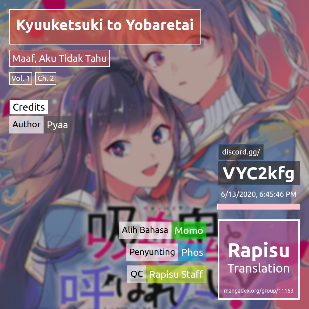 Kyuuketsuki to Yobaretai! Chapter 2 - halaman 1