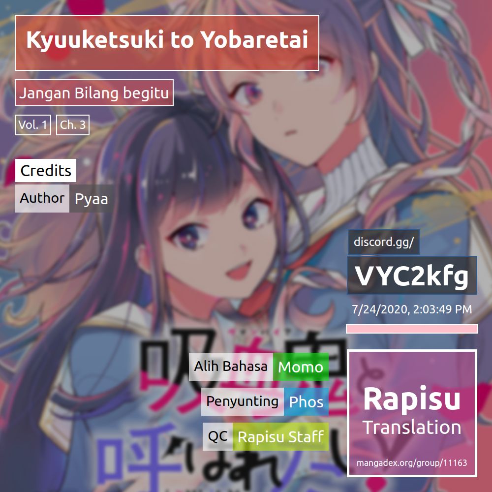 Kyuuketsuki to Yobaretai! Chapter 3 - halaman 1