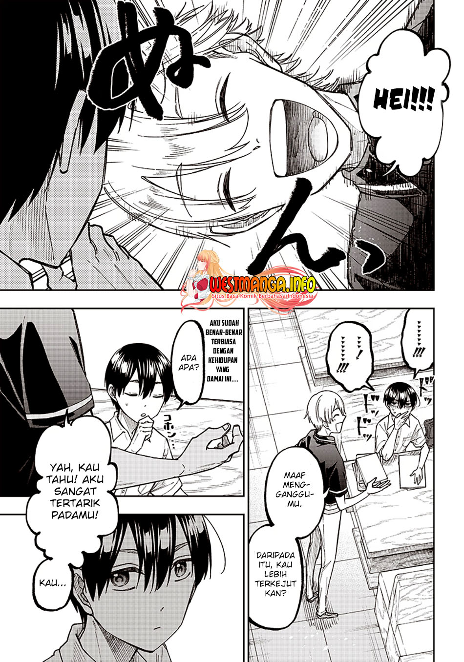 Kyuuseishu MESHIA ~Isekai wo sukutta moto yuusha ga mamono no afureru genjitsu sekai wo musou suru~ Chapter 12 - halaman 1