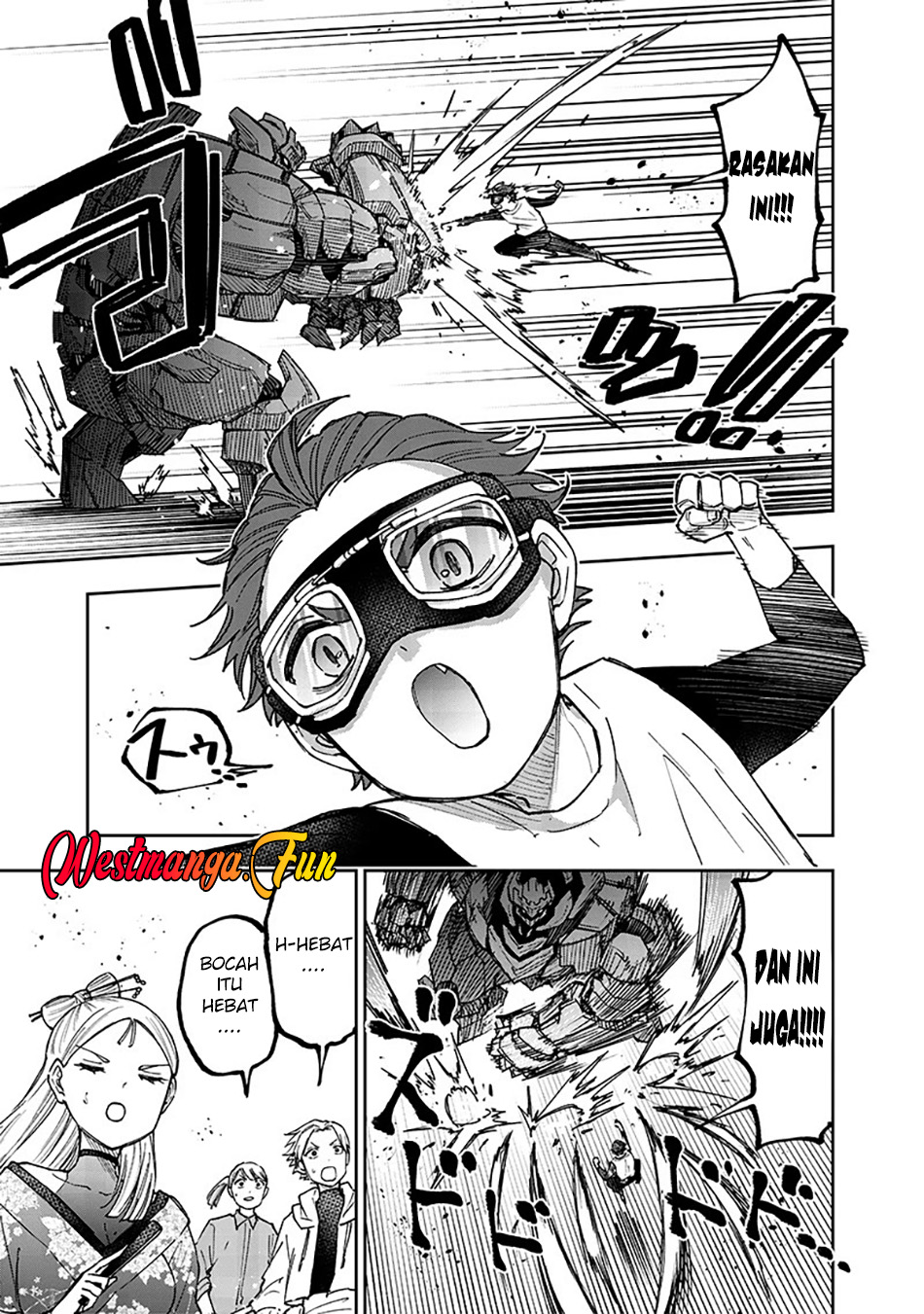 Kyuuseishu MESHIA ~Isekai wo sukutta moto yuusha ga mamono no afureru genjitsu sekai wo musou suru~ Chapter 46 - halaman 12